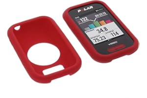 foto-kontor Funda Compatible con Polar V650 Protectora Silicona Carcasa protección roja