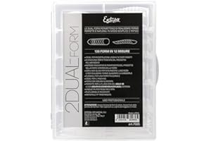 ESTROSA Tip dual form 120 pezzi articolo per la ricostruzione unghie