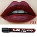 Neverland Waterproof Liquid Makeup Lip Pencil Matte Lipstick Lip Gloss Super Long Lasting 33#