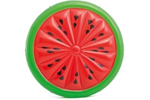 Bauer Spielwaren Arbuz Materac Basenowy, Czerwony/Zielony, 183 x 23 cm