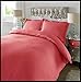 Produktbild 300TC Baumwolle Satin Stripe Bettbezug Oxford Kisenbezug(Desert Rose,Single)DEDE