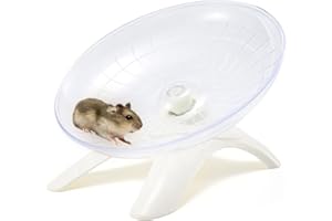 Tianlong Flying Saucer Hamster Wheel, Silent Spinner for Hamsters, Syrian, Guinea Pig, Chinchilla, Pet Mice