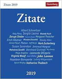 Zitate Kalender 2019 Amazonde Harenberg Berthold Budde Bücher