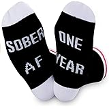 Sobriety Anniversario Calzini Sobrietà Regalo AA NA Recovery Calzini Sober AF Incoraggiamento Regalo