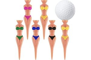 Meet-shop Tees de Golf Divertidos de Señoras Chicas de Bikini,Tees de Golf de Plástico de Chica Atractiva 10 Piezas Tees de Golf de Mujer Hombre para Entrenamiento de Golf, Accesorios de Golf