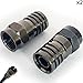 Price comparison product image 2x QUALITY Outdoor RG6 F-Type Male Hex Crimp Connectors – Aerial/Coaxial CT100 RG6 Sky – Satellite Cable Video Screw Plugs
