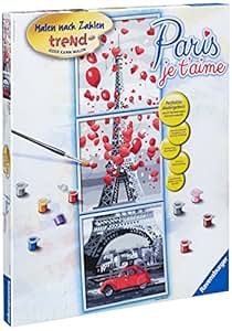 Ravensburger 28974 5 Paint by Numbers Paris Je T aime 