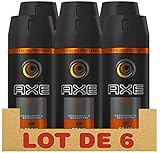 Axe Musk Déodorant Homme Spray Sans Sels d'Aluminium, Frais 48h, Pour Sentir Bon Toute la Journée (Lot de 6x150ml)