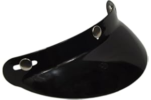 Woljay Adjustable Motorradhelm Visier für Retro Helm