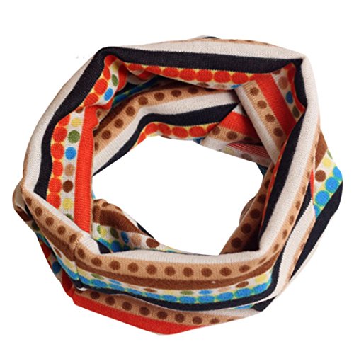 Tonsee® Children Warm Cotton Scarf Boy Girl Scarf Shawl Winter Neckerchief (Orange)