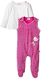 Eltern by Salt & Pepper Baby Girls E NB Playsuit Birdie Nicki Crew Neck Long Sleeve Footies
