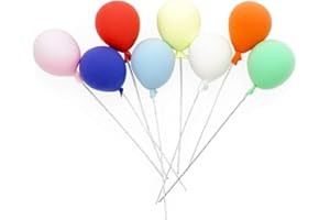 Odoria 1/12 Miniatura 8Pz Globo Decorativo para Casa de Muñecas