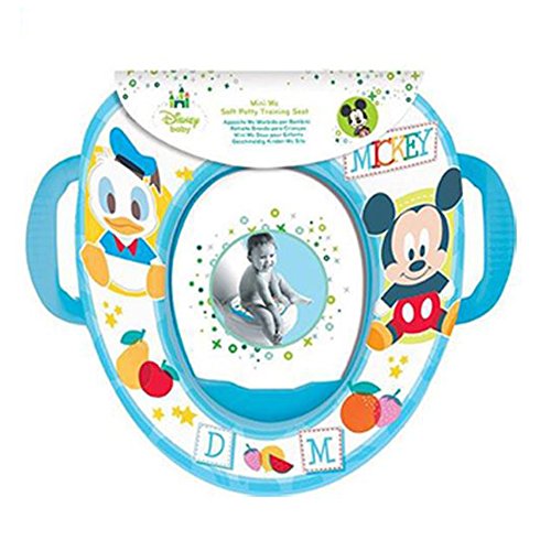 Disney Mickey Mouse Donald Duck Toilet Training Soft Seat with handles- Blue