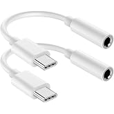 USB C - 3.5mm Headphone Jack Adapter for ZENVAN iPhone 16 Pro Max/15 Pro/15, USB C - Aux Audio Dongle Cable Cable iPad Pr