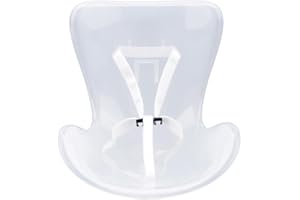 BOXOB Car Doll Seat, Cute Carseat Decoration with Air Vent Clip & Scented Tablet Fun and Functional Plush Doll Sofa Chair Fashionable Ornaments for Display Accessories (Transparent)