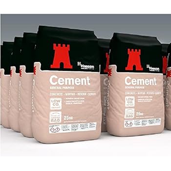 25kg Cement Bags, 10 Bags of Cement (250kg Total) General Purpose OPC
