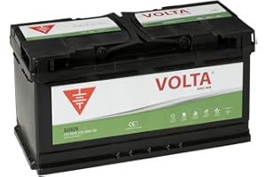 VOLTA BATERÍAS Bateria de Coche AGM 92Ah 900A Start-Stop Avanzado AGM - Borne +Dcha - Medidas Largo 353 x Ancho 175 x Alto 190 mm con 2 años de Garantía - Fabricación Europea.