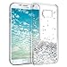 Produktbild KOUYI Galaxy S7 Edge Hülle Glitzer, Luxus Fließen Flüssig Glitzer 3D Bling Dynamisch Silikon Weich Flexible TPU Kreativ Shiny Glitter Cover Beschützer für Samsung Galaxy S7 Edge (Silber)