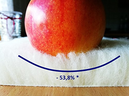 LANAMED XXL 100 x 200 cm – Australische Komfort Bettauflage aus ultra-dichter Schurwolle. Himmlisch bequem, druckentlastend, atmungsaktiv, bei 30-95°C waschbar. Wegen der sehr guten Druckentlastung, der Scherkraftreduzierung und der hervorragenden Atmungsaktivität wird das LANAMED auch als bequeme Anti-Dekubitus Bettauflage sowie bei Rückenschmerzen, Hüftschmerzen, Rheuma oder Fibromyalgie verwendet. LANAMED XXL 100 x 200 cm - 4