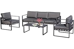 Jet-Line® | XXL Gartenlounge | Gartenmöbelset | Kreta II anthrazit | Outdoor-Sitzgruppe | Gartensofa | Aluminium Ecksitzgruppe Alu | Gartenmöbel Set Terrasse Balkon Rostfrei