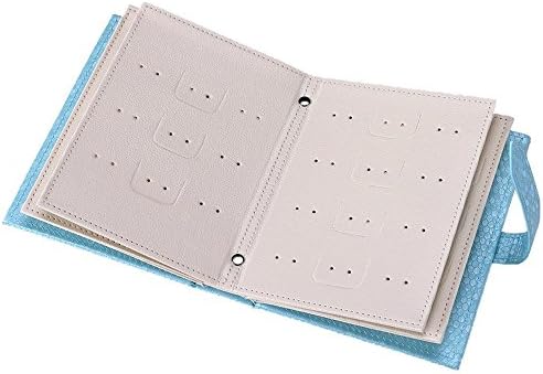 Earring Book Portable Earring Storage -- Stopping Earrings from Tangling Anymore (Blue)