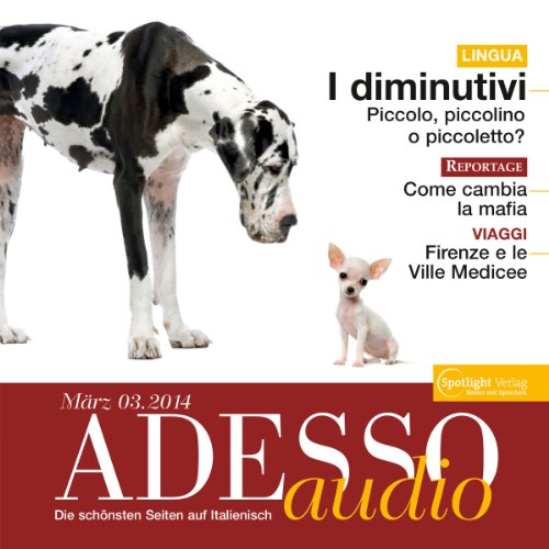 ADESSO-audio-I-diminutivi-32014-Italienisch-lernen-Audio-Das-Diminutiv