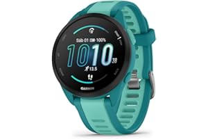 Garmin Forerunner 165 Music, Reloj Inteligente para Correr con GPS, Pantalla Táctil AMOLED, Métricas Optimizadas, Planes de Entrenamiento, Pay, Autonomía de 11 Días, Azul