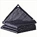 Produktbild SSYBDUAN Plane, Schattiertes schwarzes Canvas-Netz Verschleißfester Stoff Anti-Aging, Multi-Size-Option, (2x6m) (Farbe : Negro, größe : 2x3m)