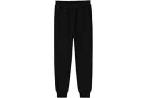 HahaNice Boys' Trousers Elasticated Waist Cotton Joggers for Kids Tracksuit Bottoms Boys 2-12Y