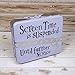 Produktbild Bright Side Blechdose mit Aufschrift „Screen Time is Suspended...“