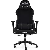 Titanseat Crow Black Kumaş Oyuncu Koltuğu