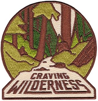 Asilda Store Craving Wilderness Embroidered Sew or Iron-on Patch