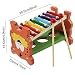 Arshiner Wooden Toys Pound And Tap,Tap Bench with Slide out Xylophone,Kids Wooden Educational Development Music Toy