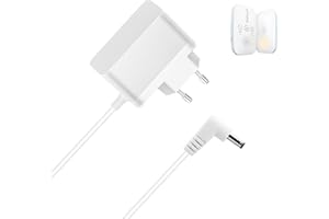 Bouge Ladekabel Kompatibel mit Philips Avent Babyphone SCD503/26, SCD501/00, SCD713/26, SCD600, SCD560 DECT Babyphone 6V Ladegerät Netzteil (Weiß)