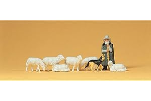 Preiser 1/87 Ème - PR14160 - Modélisme Ferroviaire - Moutons et Berger