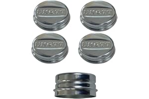 FKAnhängerteile Knott 47117 Lot de 4 enjoliveurs de vélo avec Capuchon de Graisse Ø 52,1 mm