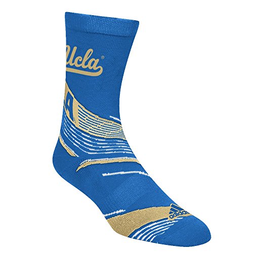 adidas UCLA Bruins NCAA Fan Gear Jacquard Pattern Men's Socks