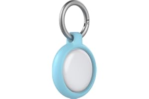 ‎OTTERBOX OtterBox AirTags Clear Case Etui, Odporny na wstrząsy I upadki, ultra-cienki, wytrzymały futerał ochronny z karabińczykiem na Apple AirTag, Regalia