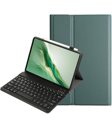 YHFZR Clavier étui Pour Honor Magic Pad 2 Tablet, AZERTY Slim PU Housse Détachable Wireless Clavier Keyboard Sans Fil Coque Pour Honor Magic Pad 2 Tablet 12,3 Pouce, Rose