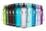 Super Sparrow Trinkflasche - Tritan Wasserflasche - 350ml & 500ml &1000ml - BPA-frei - Ideale Sportflasche - Schnelle Wasserdurchfluss, Flip Top, öffnet Sich mit 1-Click