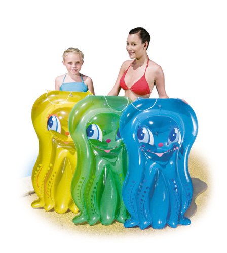 LIME SHOP Bestway - Mini colchoneta inflable Octopus para niños, color azul