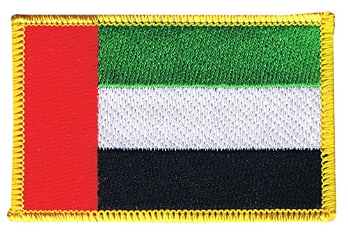 United Arab Emirates Flag embroidered Iron-On Patch + free Digni®-Sticker
