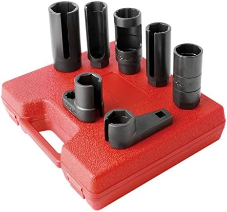 7 Pc Auto Oxygen Sensor 6 Point Socket Wrench O2 Tool Remover Installer Set