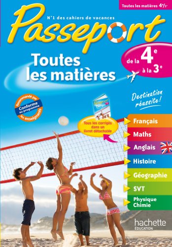 Télécharger Passeport Toutes les matières - De la 4e vers la 3e PDF Fichier