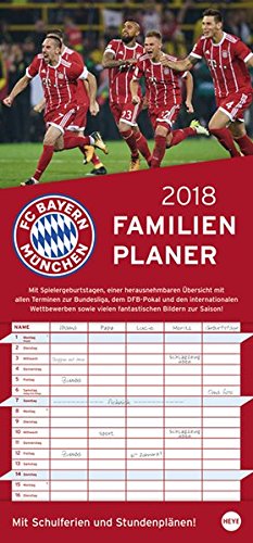 FC Bayern München Familienplaner - Kalender 2018