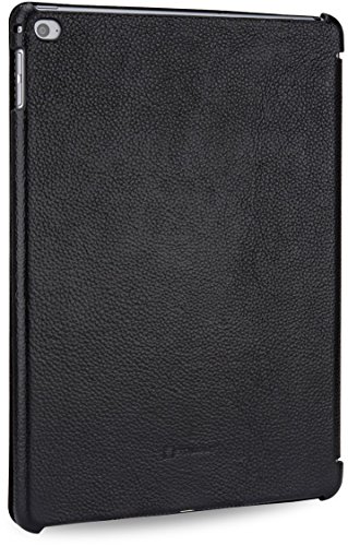 StilGut Couverture Case, Hülle aus feinstem Leder für das Apple iPad Air 2, schwarz - 6