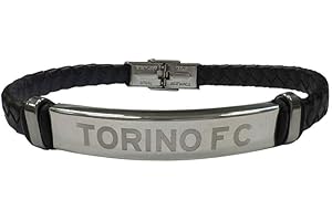 GOALSHOP.IT BRACCIALETTO NERO IN PELLE TORINO