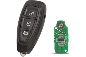 ONETOP1 Fernbedienung Schlüsselkarte Autoschlüssel Auto-Fernschlüssel für Ford Focus Fiesta C-Max Mondeo Ecosport Galaxy Kuga Smart Keyless 3Tasten 433MHz KR55WK48801