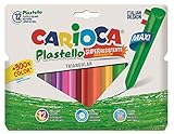 las ceras carioca son toxicas Resistente Carioca - Bote con 12 plasticera (A36190012)