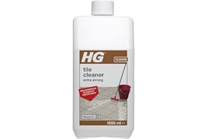 HG Heavy Duty Tile & Grout Cleaner 1L - Powerful Floor Cleaner for Kitchen, Bathroom & Stone Surfaces